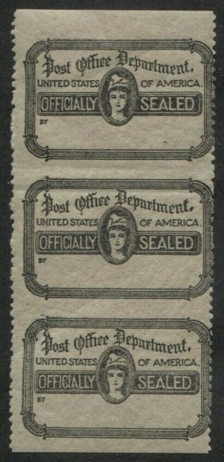 Post Office Seal Scott Ox21b Imperf Horizontally