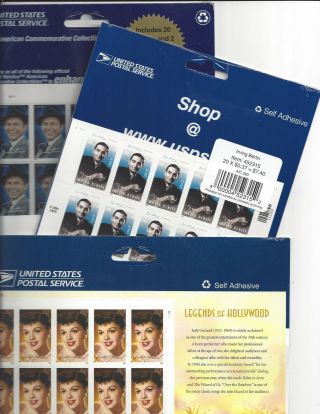 Four Sets Usps Stamps - Celebrities: Judy Garland,  Irving Berlin,  Frank Sinatra