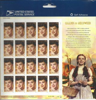 Four Sets USPS Stamps - Celebrities: Judy Garland,  Irving Berlin,  Frank Sinatra 2