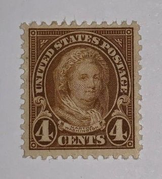Travelstamps: 1922 - 26 US Stamps Scott 556 OG HINGED MHOG 4 Cent 2