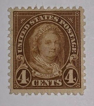 Travelstamps: 1922 - 26 US Stamps Scott 556 OG HINGED MHOG 4 Cent 3