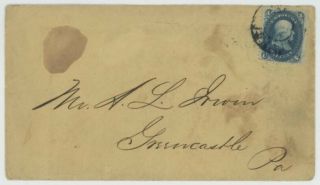 Mr Fancy Cancel 63 Cover Circular Rate Baltimore Md Contents Removal Notice 1862