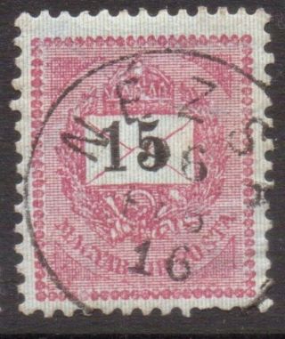 Hungary Magyar Postmark / Cancel " Nezsa " 1896