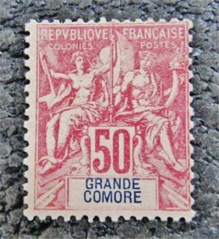 Nystamps French Grand Comoro Stamp 16 Og H $50