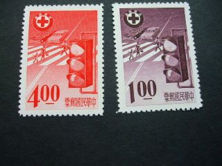 China Taiwan 1965 Traffic Safety Set Of Stamps