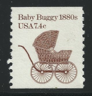 Us Scott 1902,  Single 1984 Baby Buggy 1880s 7.  4c Vf Mnh
