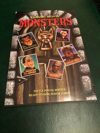 Icollectzone Us Ux285 - 89 Vf Postal Card Set Of 20 “monsters”