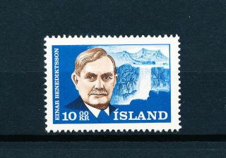 Iceland 377,  Einar Benediktsson,  1965