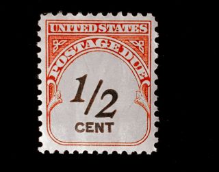 1959 Us Postage Due Stamp J88 Mvlhr,  1/2c Vf