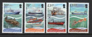 Falkland Islands 2017 Fisheries Set Um (mnh)