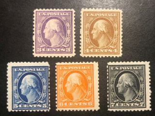 Tdstamps: Us Stamps Scott 501/507 (5) H Og