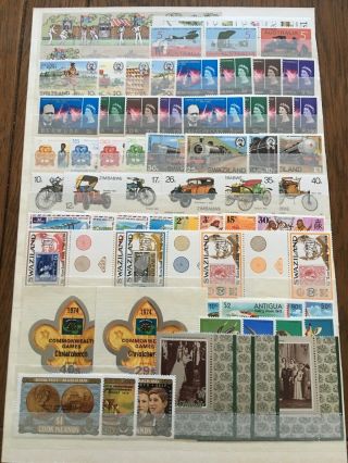 Common Wealth L/mm Stamps Sets&odds