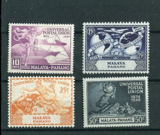 Malaya Pahang Kgvi 1949 Upu Set Mnh