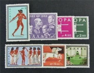 Nystamps Greece Stamp 685//769 Og H/nh $34