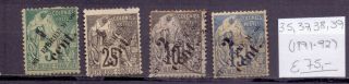 Saint Pierre And Miquelon 1891 - 1892.  Stamp.  Yt 35,  37,  38,  39.  €75.  00