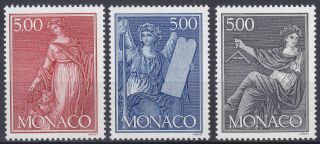 Monaco 1989 " Philexfrance89 " Set Um (ex Mini Sheet) Yvert1688 - 90 8.  40 Euros