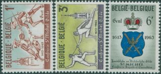 Belgium 1963 Sg1848 - 1850 Royal Guild And Knights Of St Michael Set Mnh