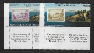 1997 Norfolk Island: 50th Anniversary Of 1st Norfolk Is Stamp Complete Set Sg644
