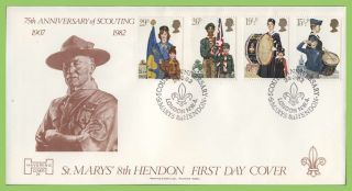 G.  B.  1982 Youth Organisations Official Havering First Day Cover,  Hendon