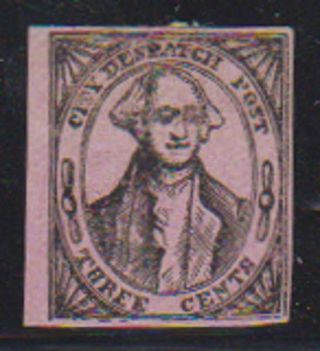 A4871: Us 40l1 Reprint Local Stamp,  Nyc City Despatch