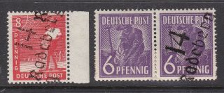 Germany^^^^post War Rarer " Rodeberg " Soviet Zone Overprints $$@ Lar204ge43