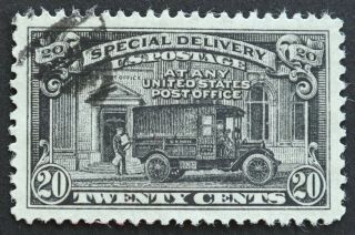 U.  S.  E14 20c Truck Special Delivery,  Jumbo.  Lovely Cancel.  A Gem
