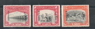 Bahawalpur 1945 George 6th Set Of 3 Officials Sg,  O14 - O16 U/mint Lot 4216b