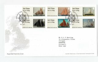Gb 2015 Fdc Post & Go Sail Great Yarmouth Local Postmark Stamps