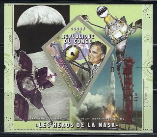 M799 Nh 2014 Imperf.  Souvenir Sheet Of Space Nasa Pioneer James Webb