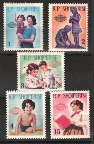 1965 Albania.  Albanian Stamps.  International Children.  Mnh.