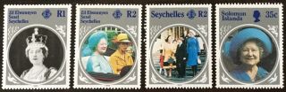 1985 Leaders Of The World Life And Times Of The Queen Mother Selection Mnh