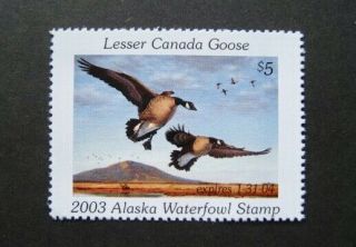 2003 Alaska State Duck Migratory Waterfowl Stamp Mnhog