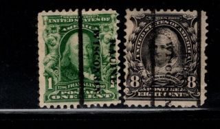 Racine Wisconsin Classic Precancels Type L - 4 - 2 Stamps