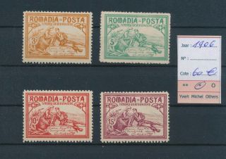 Lk75179 Romania 1906 Welfare Stamps Fine Lot Mh Cv 60 Eur
