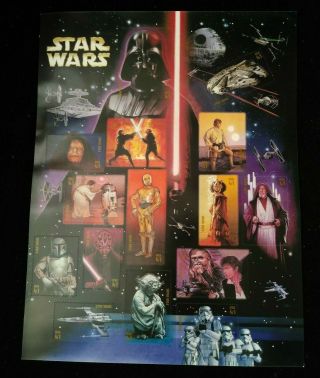 Usps Star Wars Stamps,  2007,  Star Wars 30th Anniversary, .  41 Sheet Of 15