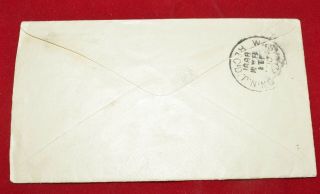 Golden Ridge Maine 1888 Cover & Letter to Washington Jersey 3