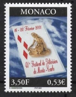 [mo2201] Monaco 2001 41st International Television Festival Issue Mnh