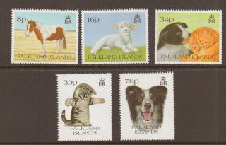 Falkland Islands Sg691/5 1993 Pets Mnh