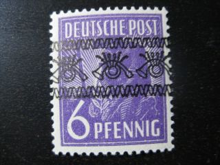 Germany Mi.  37i K Mnh Posthorn Inverted Overprint Stamp Cv $3.  00