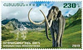 Armenia 2019 Mnh Flora Fauna Of The Ancient World Mammuthus Trogontherii
