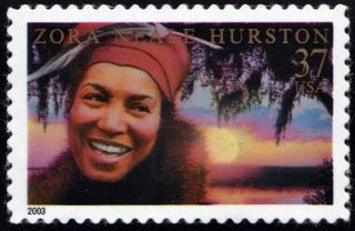 2003 37c Zora Neale Hurston,  American Folklorist Scott 3748 F/vf Nh