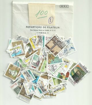 Portugal - 100 Stamps In Glassine 1