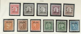China,  1946 Limited Use In Sinkiang,  Mh Sets