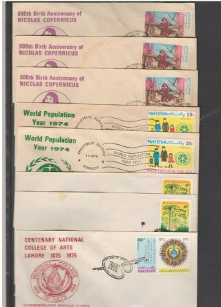 Pakistan: Fdc Lot 05 / First Day Covers / - Poor To Good - Offered