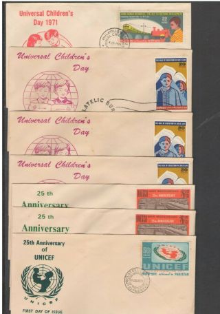 Pakistan: Fdc Lot 03 / First Day Covers / - Poor To Good - Offered