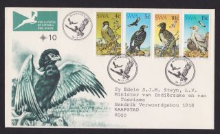South West Africa 1975,  Fdc,  Illustrated Cover,  Birds