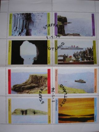 Staffa Scotland Stamps