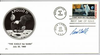 Apollo 11 Moon Landing Fdc,  Neil Armstrong,  C76 Stamp Designer Paul Calle Signed