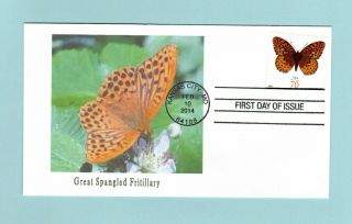 U.  S.  Fdc 4859 The Great Spangled Fritillary Butterfly