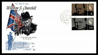 Mayfairstamps Great Britain Fdc 1965 Cachet Craft Winston Churchill First Day Co